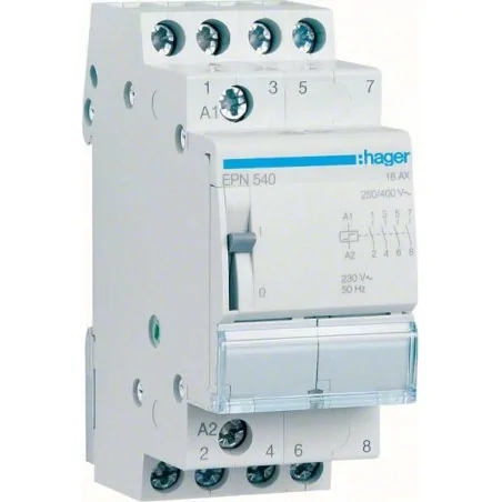 Hager - EPN540 - Telerupteur 4F 230V