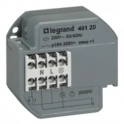 Legrand - 049120 - Télérupteur unipolaire silencieux 10AX
