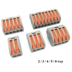 Wago Contact - 222-413 - 50 Bornes WAGO 222 3x4mm2 a levier