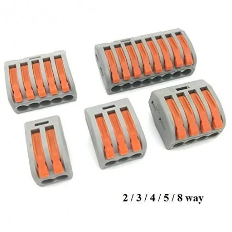 Wago Contact - 222-415 - 50 Bornes WAGO 222 5x4mm2 a levier