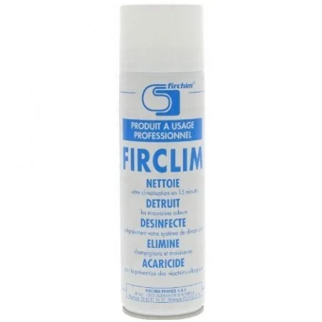 FIRCHIM - Firclim - 4 sprays anti-bactérien, nettoyant, aérosol pour clim - 500ml