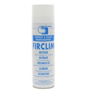Firclim - 4 sprays anti-bactérien, nettoyant, aérosol pour clim - 500ml