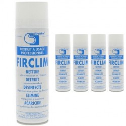 Firclim | lot de 5x spray anti-bactérien, nettoyant, aérosol pour clim