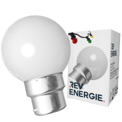 Lot de 3 ampoules blanches B22 Incassables