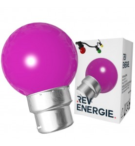 Lot de 9 ampoules bleues blanches rouges vertes jaunes orange B22 Incassables avec culot en fer