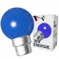Lot de 15 ampoules bleues blanches rouge vertes jaunes B22 Incassables avec culot en fer Lot de 15 ampoules bleues blanches rouge vertes jaunes B22 Incassables avec culot en fer