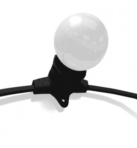 Rêvenergie - Guirlande guinguette extérieure lumineuse 20 ampoules B22 Blanc 10m