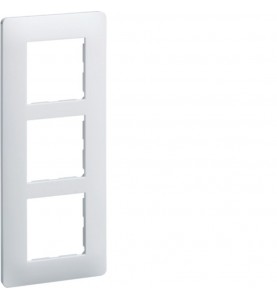 Hager SAS - WE407 - Ess. Plaque 3 postes 57 Blanc