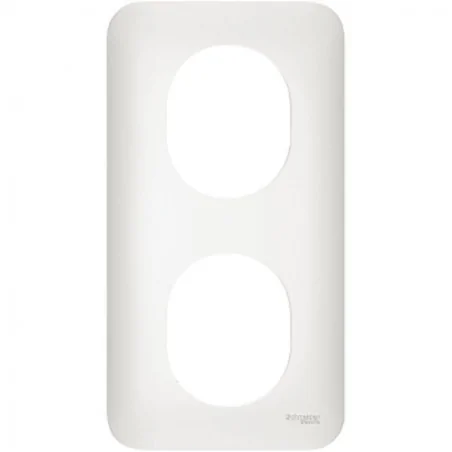 Schneider Electric - S260724 - PLAQUE OVALIS 2P VERTICAL 71MM