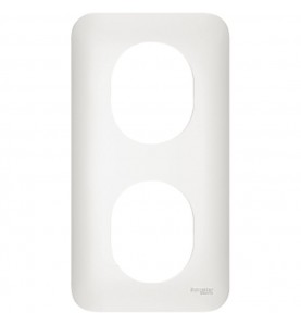 Schneider Electric - S260724 - PLAQUE OVALIS 2P VERTICAL 71MM