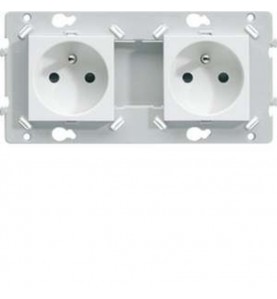 Hager - WE122 - Essensya Prise double 2P+T