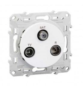 Schneider Electric - S520461 - ODACE TV-FM-SAT BL 1E VIS