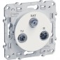 Schneider Electric - S520461 - ODACE TV-FM-SAT BL 1E VIS Schneider Electric - S520461 - ODACE TV-FM-SAT BL 1E VIS