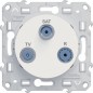 Schneider Electric - S520461 - ODACE TV-FM-SAT BL 1E VIS Schneider Electric - S520461 - ODACE TV-FM-SAT BL 1E VIS
