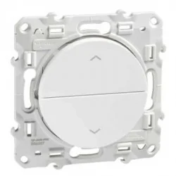 Schneider Electric - S520207 - ODACE poussoir 2 boutons blanc volet roulant