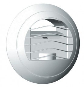 S&P - 856523 - Bouche d'extraction autoréglable 30 m3/h manchette à griffes D 125 mm