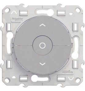 Schneider Electric - S530208 - ODACE Interrupteur 3 boutons ALU Volet roulant