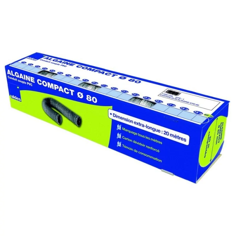 Aldes - 11091198 - Carton 20m Algaine standard D80