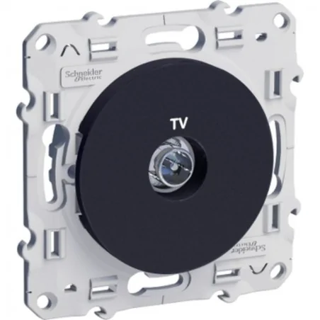 Schneider Electric - S540445 - ODACE PRISE TV ANTHRACITE VIS