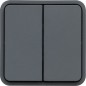Hager - WNA040 - cubyko dble VV assoc. gris