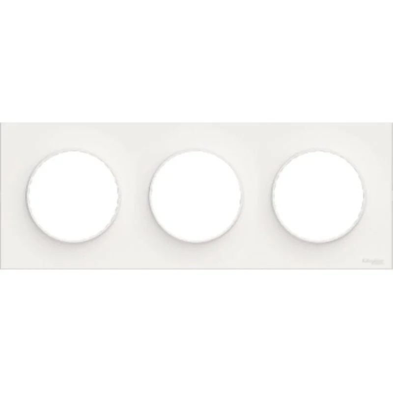 Schneider Electric - S520706 - ODACE STYLE PLAQUE 3P BLANC 3P71