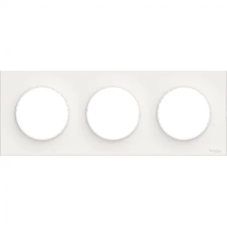 Schneider Electric - S520706 - ODACE STYLE PLAQUE 3P BLANC 3P71