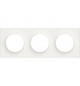 Schneider Electric - S520706 - ODACE STYLE PLAQUE 3P BLANC 3P71