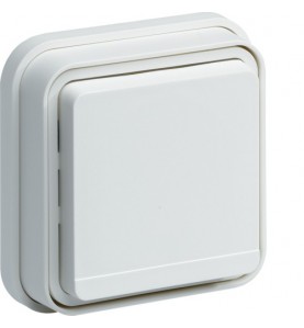 Hager - WNE100B - cubyko PC 2P+T encastre blanc