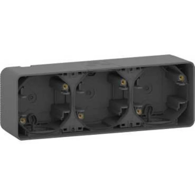 Schneider Electric - MUR37713 - BOITE 3P GRIS HORIZ SAILLIE MUREVA STYL