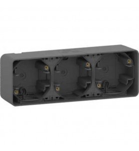 Schneider Electric - MUR37713 - BOITE 3P GRIS HORIZ SAILLIE MUREVA STYL