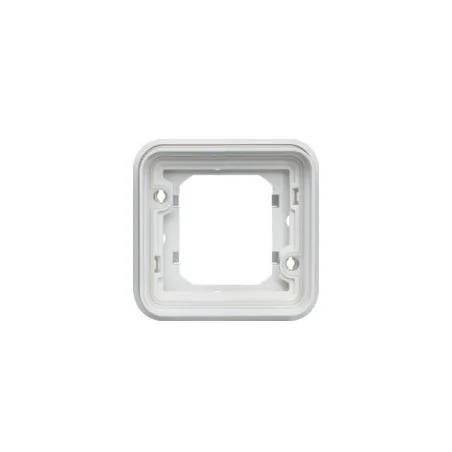 Hager - WNA401B - cubyko Support encastrement simple associable blanc