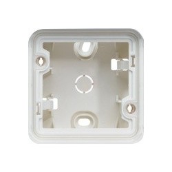 Hager  - WNA681B - cubyko Boite simple vide associable blanc IP55 - Hager