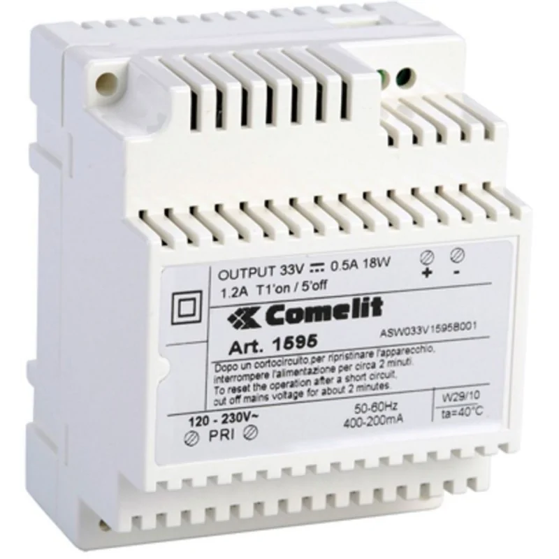 Comelit Immotec - 1595 - TRANSFORMATEUR DALIMENTATION