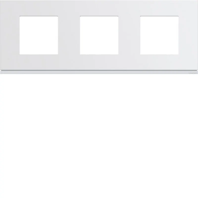 Hager - WXP0013 - Plaque plast 3P H71 pure