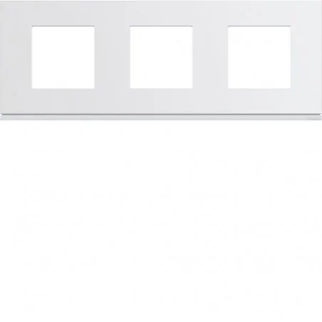 Hager - WXP0013 - Plaque plast 3P H71 pure