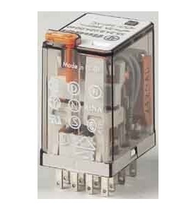 Finder - 553490240094 - R 4RT 7A 24DC BT+IM+LED+DIODE