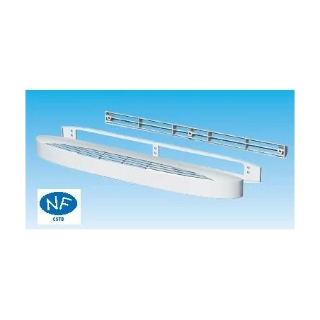 Unelvent - 854096 - Entrée d'air autoréglable acoustique 45 BLANC