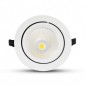 Spot LED Escargot Rond Orientable 60W 4000°K + Alimentation Electronique Spot LED Escargot Rond Orientable 60W 4000°K + Alimentation Electronique