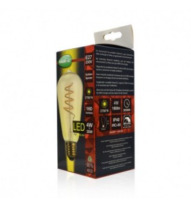 Ampoule LED E27 ST64 Filament Spirale 4W 2700°K