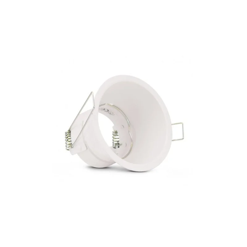 Support de spot basse luminance Rond Blanc Ø83 IP20 Support de spot basse luminance Rond Blanc Ø83 IP20