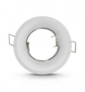 Support de spot basse luminance Rond Blanc Ø83 IP20