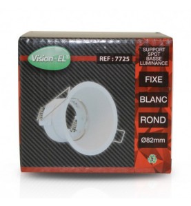 Support de spot basse luminance Rond Blanc Ø83 IP20