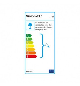Support de spot basse luminance Rond Blanc Ø83 IP20