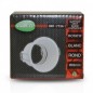 Support de spot basse luminance Rond Rotatif blanc Ø82 IP20