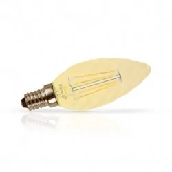 Ampoule LED E14 Filament Torsadee 1W 2700°K Golden Boite