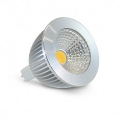 Miidex Lighting - Ampoule LED GU5.3 Spot 6W Dimmable 4000°K Aluminium 75°
