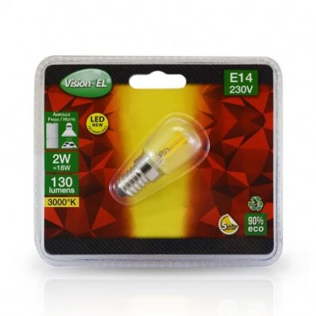 Ampoule LED E14 Frigo 2W 3000°K