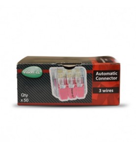 Connecteur automatique 3 câbles - Pack de 50