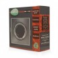 Support plafond Carré Orientable Argent 83 x 83 mm