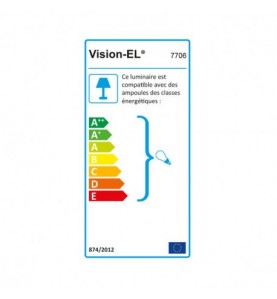 Support plafond Carré Orientable Blanc 84 x 84 mm